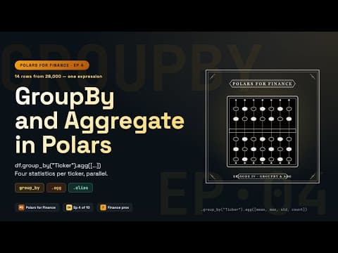 GroupBy and Aggregate in Polars — Python Tutorial