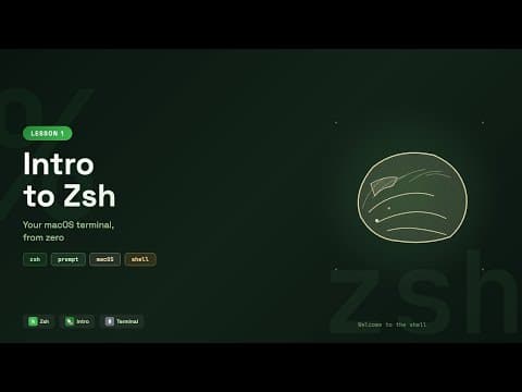 Zsh Mac Shell Scripting